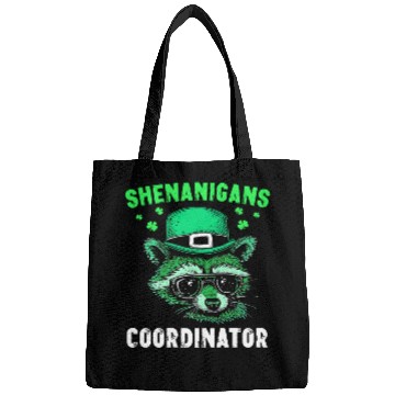 Discover Shenanigans Coordinator Cute Raccoon Funny Bags