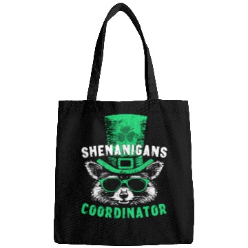 Discover Shenanigans Coordinator Cute Raccoon Funny Bags