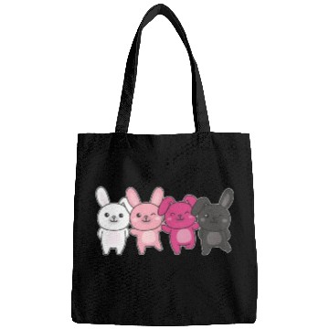 Discover Transfem Flag Pride Lgbtq Bunny Bags