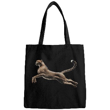 Discover Realistic Cheetah in Mid-Leap Bags