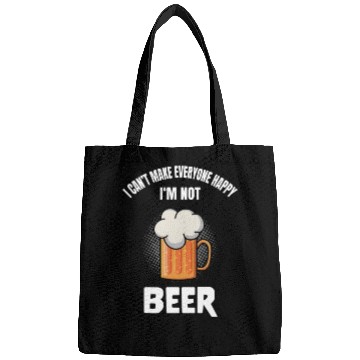 Discover Funny Beer Lover Alcohol Quote Humor Bags