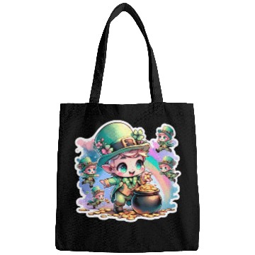 Discover Saint Patrick's Day Chibi Leprechauns Bags