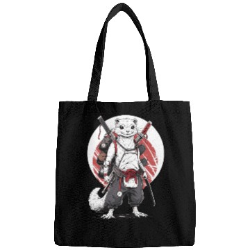 Discover Ninja Samurai Anime Ferret Manga Warrior Bags