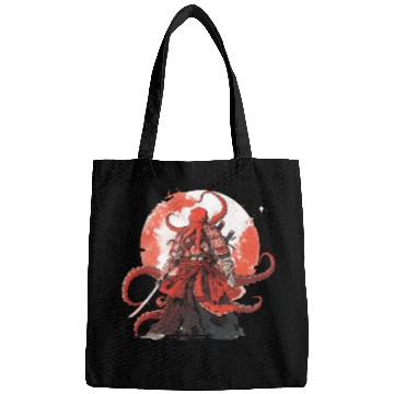 Discover Samurai Katana Sword anime Octopus manga Warrior Bags