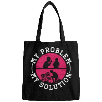 Discover Monster Lover My Problem My Pictogram Mom Dad Bags