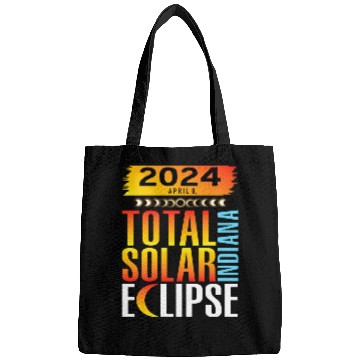 Discover 2024 April 8 Total Solar Eclipse INDIANA Bags