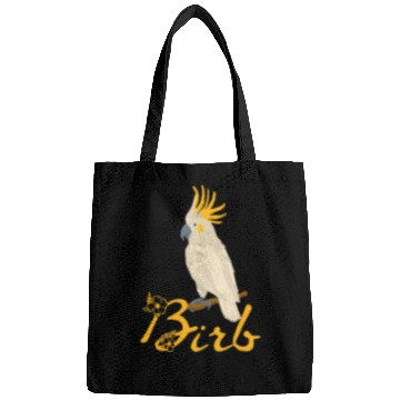 Discover Birb Meme Bags Yellow Cockatiel Bird