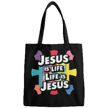 Discover Jesus is life.Resurrection sunday Bags