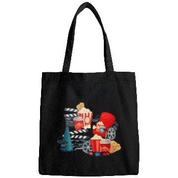 Discover Popcorn Vintage Movie Night Bags