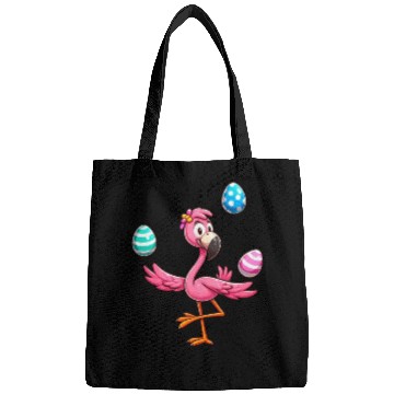 Discover Flamingo Juggler with Easter Eggs Celebration Bags