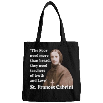 Discover St Frances Cabrini Catholic Saint Bags