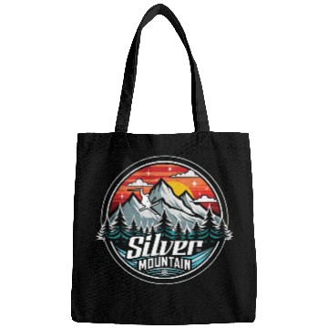 Discover Retro Silver Mountain Ski Bags