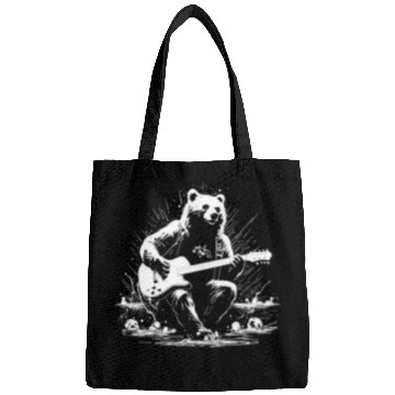 Discover Grizzly Bear Playing Guitar Bags