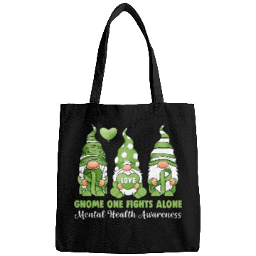 Discover Gnome One Fights Alone Mental Health Awareness Bags