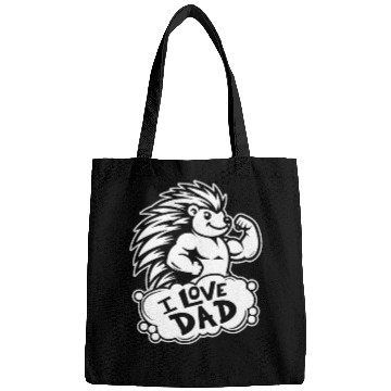 Discover Porcupine I Love Dad Bags