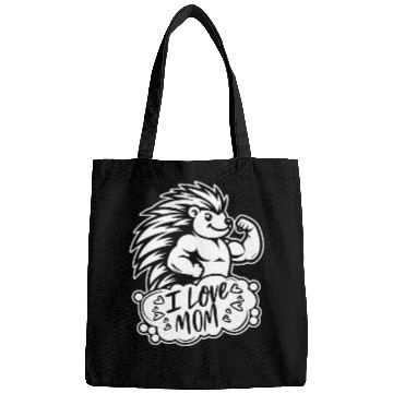 Discover Porcupine I Love Mom Bags