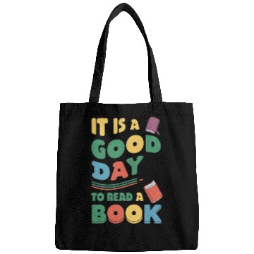 Discover It’s a Good Day to Read a Book Lovers Library Read Bags
