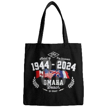 Discover Memorial D-Day Flags Beach Design Bags