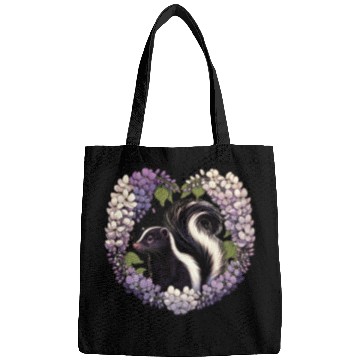 Discover Spring Skunk Lilacs Bags