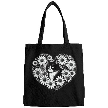 Discover Tuxedo Cat Daisy Bags