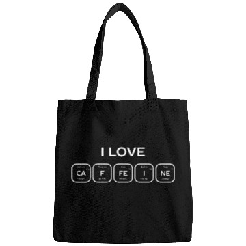 Discover Love Caffeine Periodic Table Science Bags