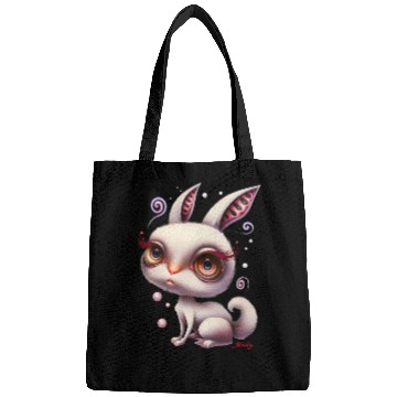 Discover Enchanted Whimsy: Magical Realist White Rabbit Bags
