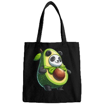 Discover Avocado Panda: Peaceful Green Guardian Bags