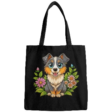 Discover Sweet Australian Shepherd dog Bags