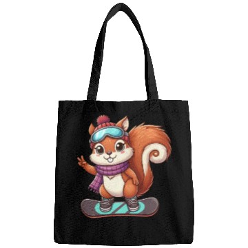 Discover Snowboarding Squirrel Winter Adventure Bags