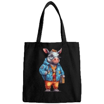 Discover Cute Rhinoceros Cartoon Bags