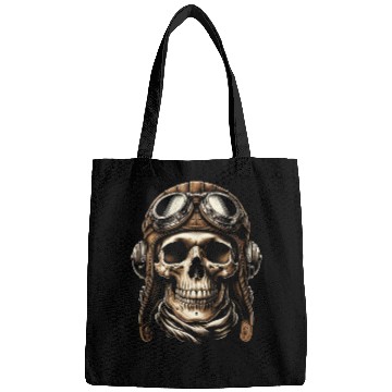 Discover Vintage Aviator Skull Bags