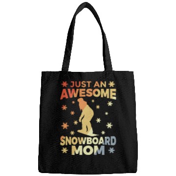 Discover Funny Snowboarding Mother Bags
