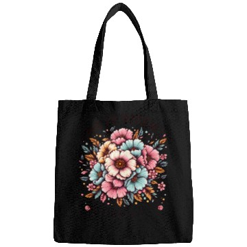 Discover He is Risen Floral Easter Christian Duo Bags