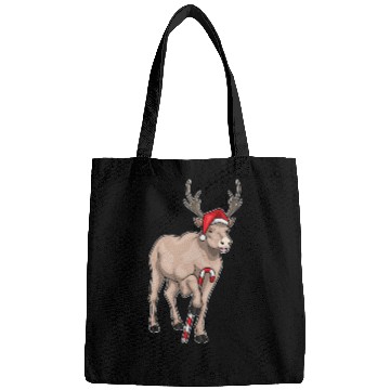Discover Reindeer Christmas Candy cane Bags