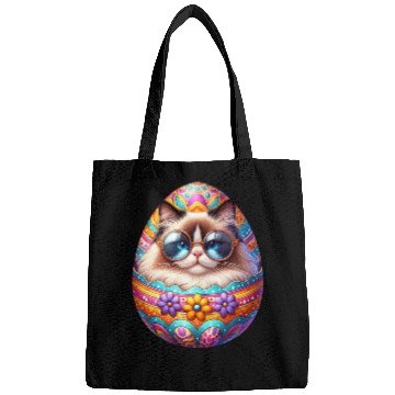 Discover Ragdoll Cat in Easter Egg Design Bags