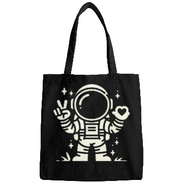 Discover White Astronaut is sending love (Dark Recommend) Bags