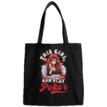 Discover Poker Girl Can Play Poker Bags