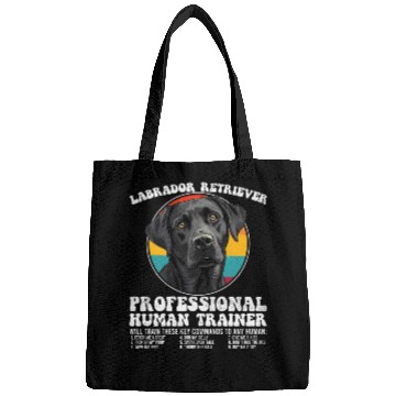 Discover LABRADOR RETRIEVER PROFESSIONAL HUMAN TRAINER Bags