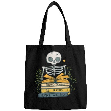 Discover Read books be kind stay weird Bags