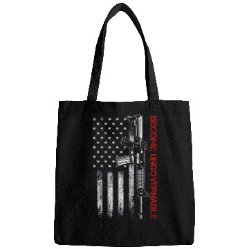 Discover Become Ungovernable American USA Flag Bags