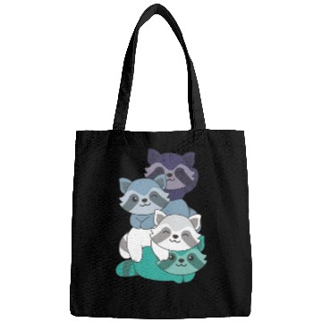 Discover Oriented Aroace Flag Pride Lgbtq Cute Raccoon Bags