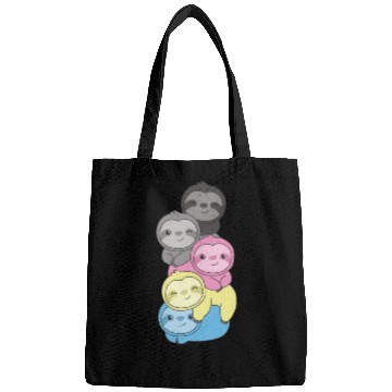 Discover Polygender Flag Pride Lgbtq Cute Sloth Bags