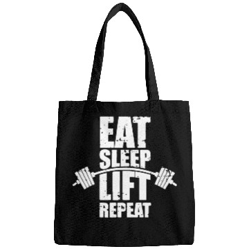Discover Eat sleep lift repeat Bags