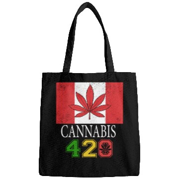 Discover Comical 420 Celebrate Herb Weed Marijuana Design Bags