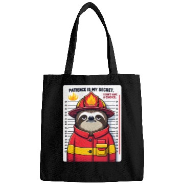 Discover Patience in Flames: Sloth Firefighter Bags