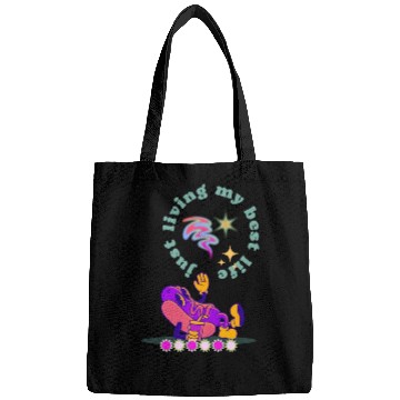 Discover Purple Retro Hotdog Illustration Bags