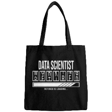 Discover Retirement gift idea Retired Data-Scientist Bags