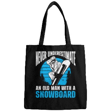 Discover Snowboarding Art Men Snowboard Cool Snowboarder Bags