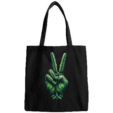 Discover Hemp Legalization Peace Sign Bags