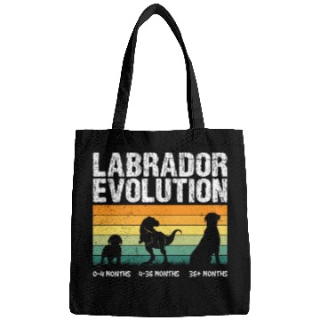 Discover Labrador EVOLUTION Labrador Lovers Funny Bags